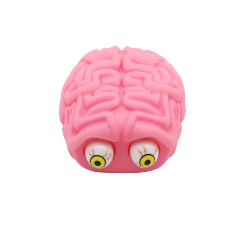 Antiestrés Flippy Brain Squishy Eye Popping Squeeze Fidget Toy Cool Stuff niños TDAH autismo juguete para aliviar la ansiedad - imagen 4
