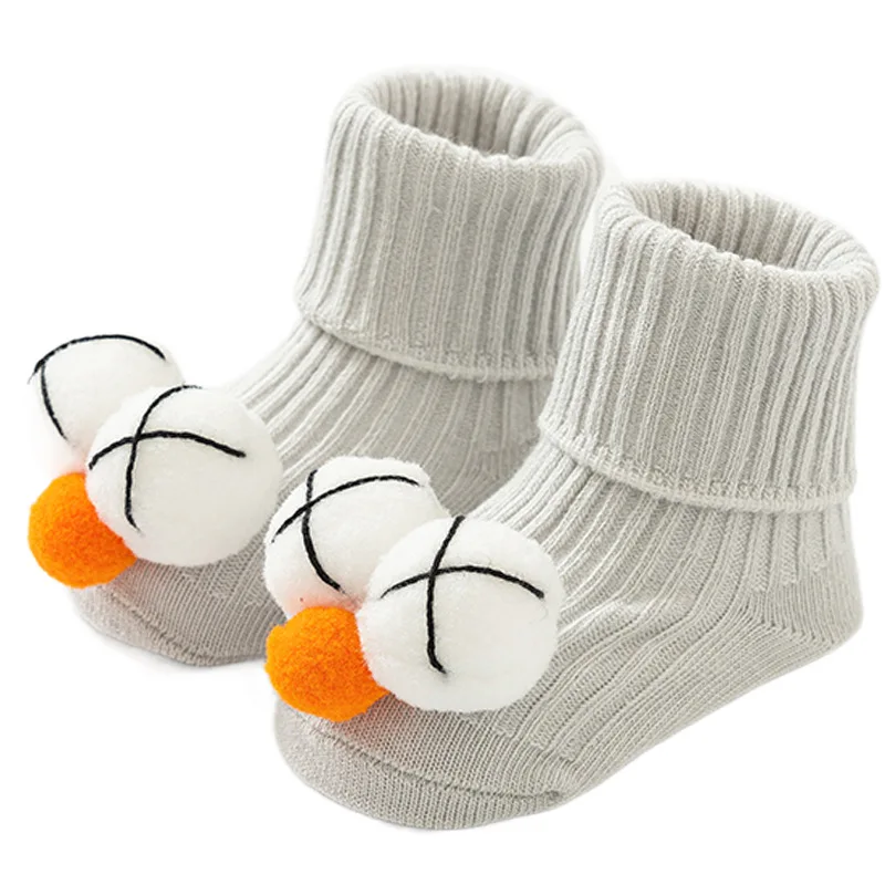 Calcetines antideslizantes de algodón para bebé – Estampado divertido - imagen 2
