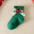 Green Snowflake Bow