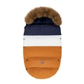navy blue white brow