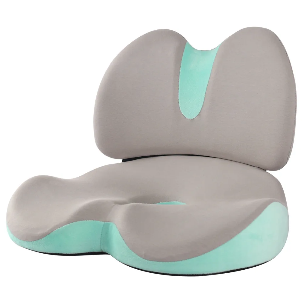 Nuevo cojín de cintura de algodón con memoria, conjunto de soporte de cintura para sentarse durante mucho tiempo sin asiento, cojín corrector de oficina - imagen 4