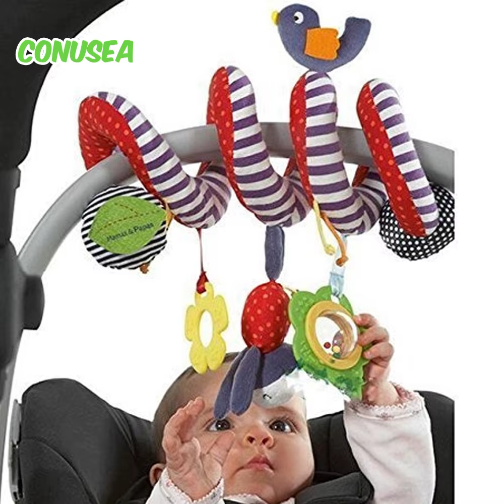 Sonajero peluche cochecito bebé – Juguete colgante recién nacido - imagen 5