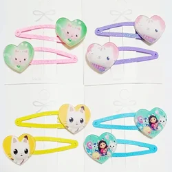 Gabby-Pinzas para el pelo Kawaii para niña, horquilla bonita de dibujos animados, sombreros creativos de Anime, joyería de moda, accesorios para la cabeza, regalos