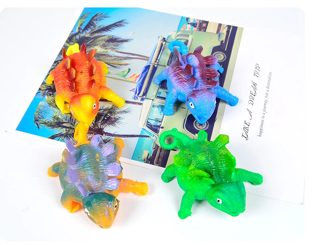 Bolas de ventilación de dinosaurio para niños, globo de mano antiestrés, juguetes de juegos deportivos para fiesta, regalo divertido - imagen 4