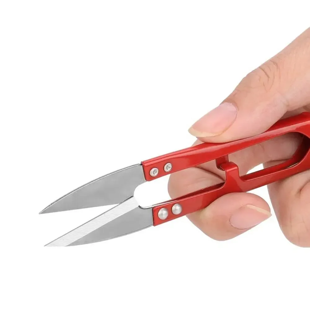 Cortador para hilo en forma de U, 1 Uds., tijeras de costura, hilos de hilo, manualidades de tela, tijeras de costura, suministros de costura DIY - imagen 3