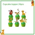 24pcs cake toppers
