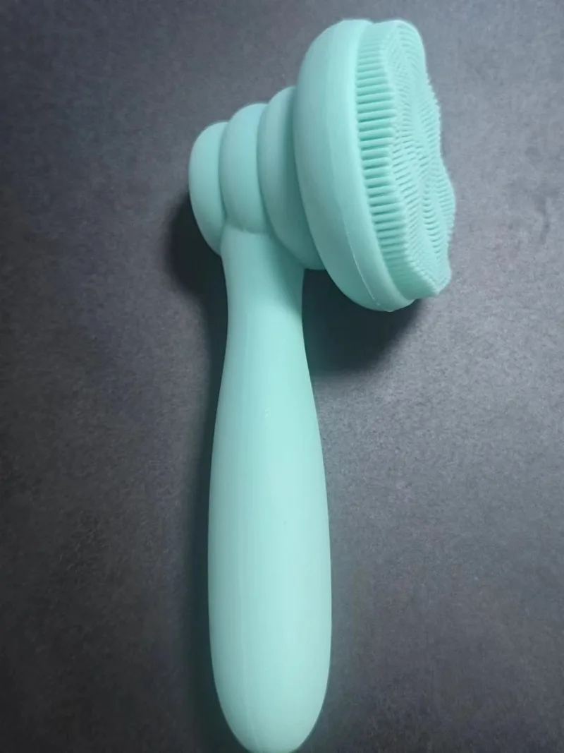 Cepillo de baño de silicona para bebés – Suave y con mango - imagen 2