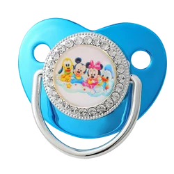 Chupete de lujo con cubierta antipolvo, estampado de anime Kawaii para recién nacido, boca para masticar y jugar, tetina de silicona, regalo de alimentación de bebé de 0 a 18M
