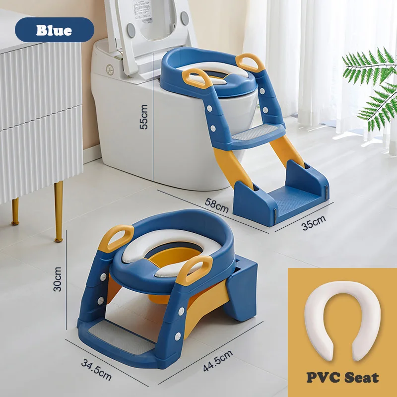 new blue PVC seat