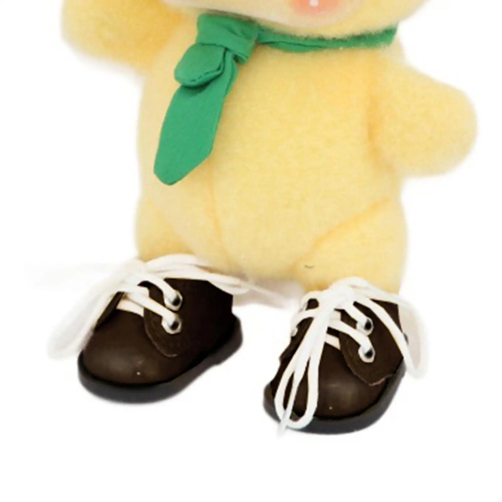 Doll Shoes Doll PU Leather Shoes Keychain Doll Accessories Handmade Scene Photo