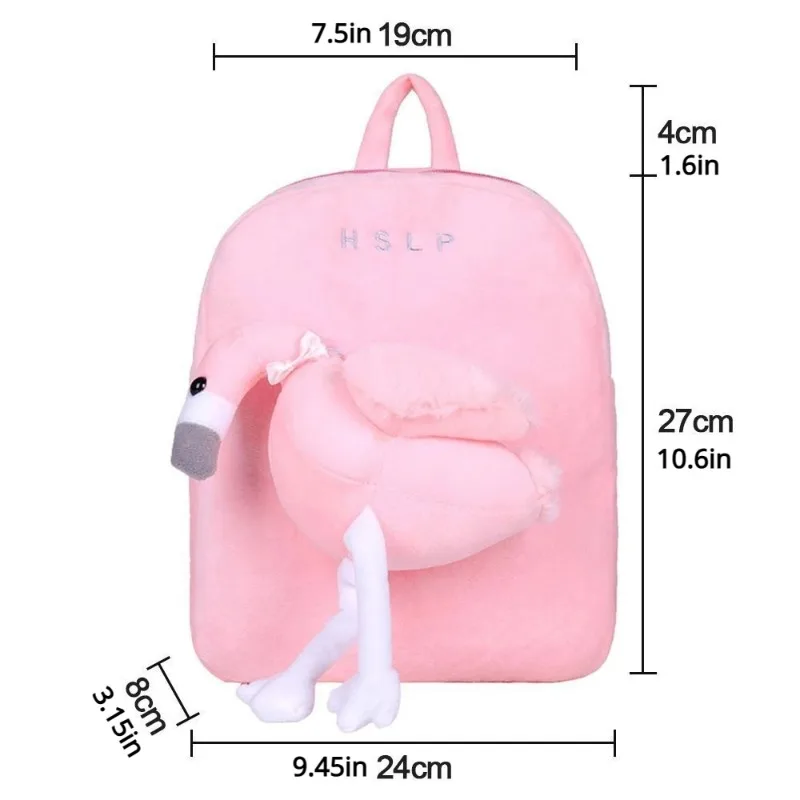 Mochila de animales de peluche para niños pequeños, bolsas para niños pequeños, lindos juguetes de animales de peluche, mochila para niños pequeños para niñas y niños, bolsa de libros preescolar - imagen 3
