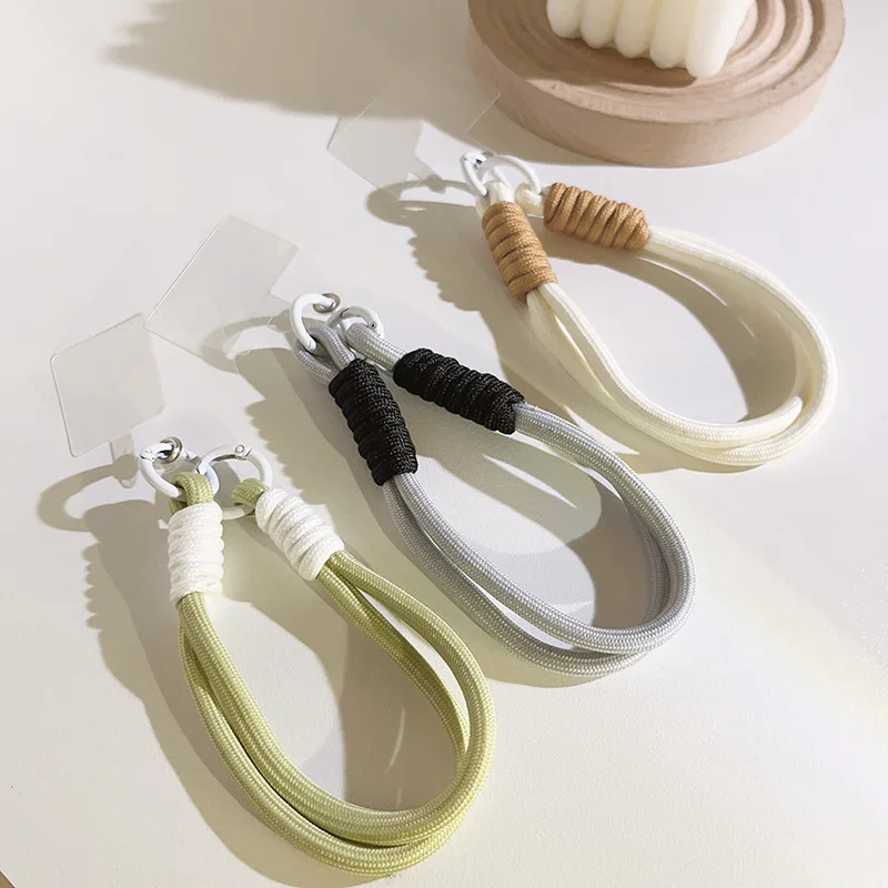 Llavero de cordón trenzado con nudo antipérdida para funda de teléfono - imagen 4