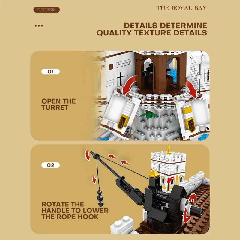 3752 Uds. Castillo Real europeo, bloques de construcción, escape de ciudad Medieval Vintage, bloques de construcción, juguetes DIY para niños, regalos - imagen 3