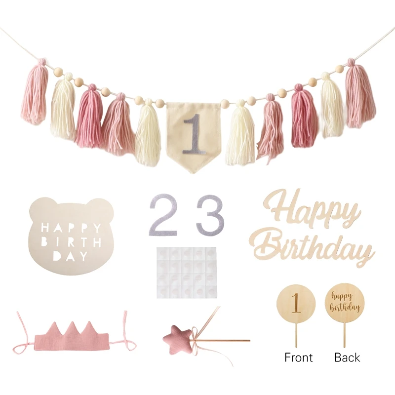 10Pcs Pink Tassel