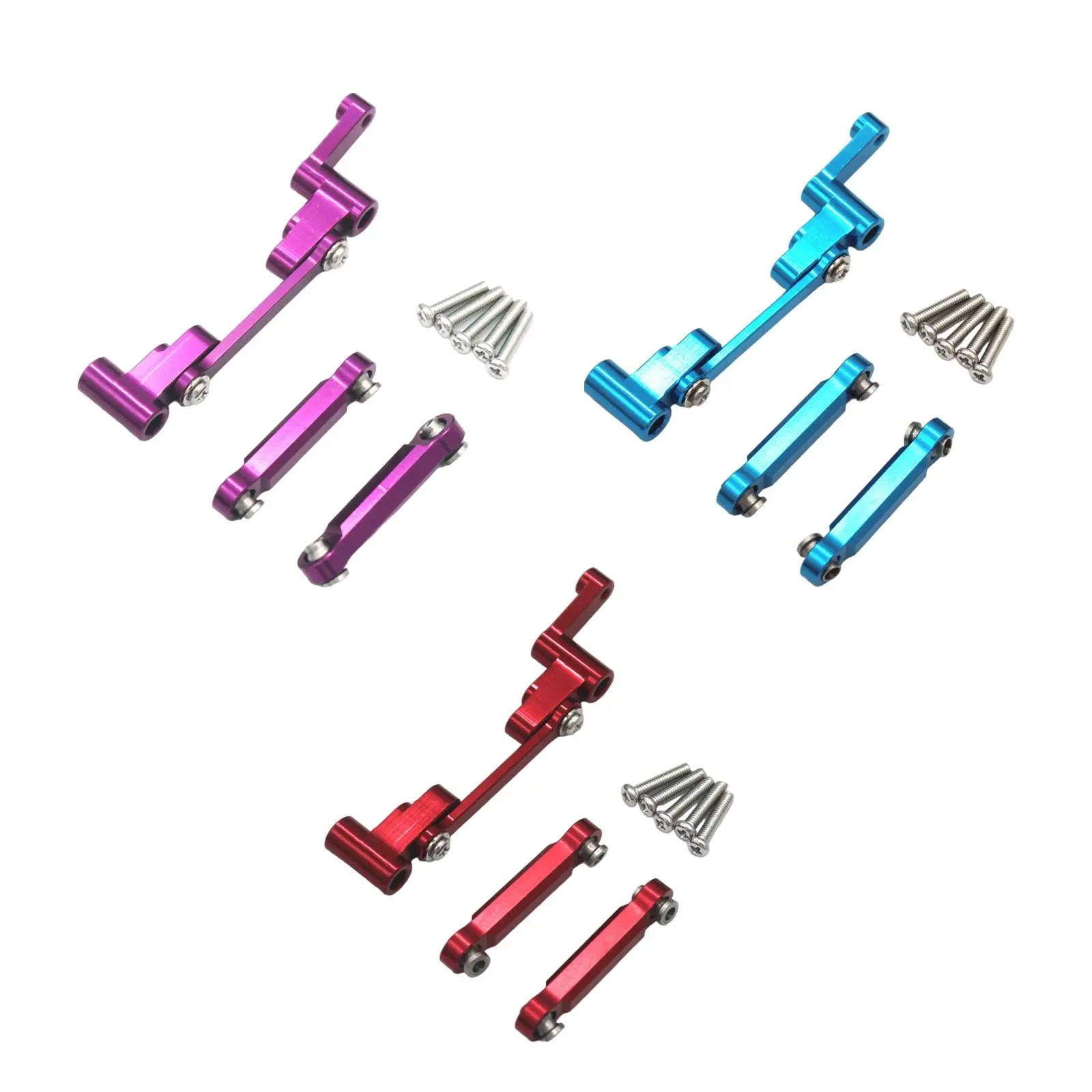 RC Car Steering Kits Parts High Strength Professional Replacement for 1:14 14301 14302 14303 RC Car Accessory Modification
