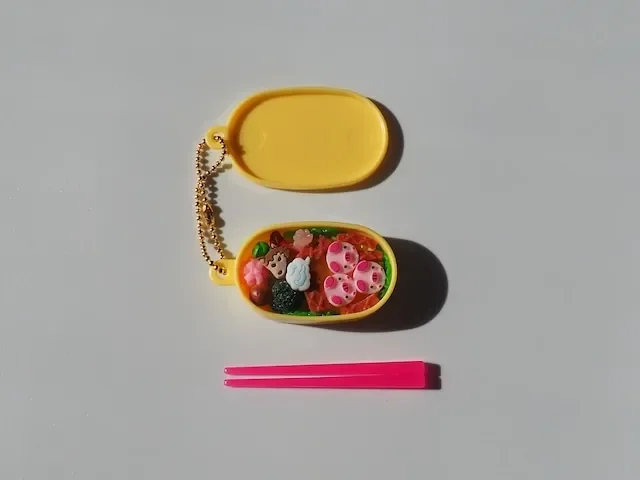 Juguetes Espíritus cápsula fiambrera de juguete Kawaii! Okosama bentou mascota vol.12 edición de cuento de hadas miniaturas cadena de bolas figuras colgantes - imagen 5