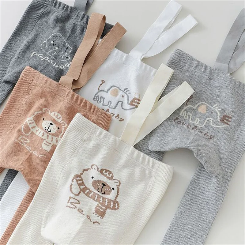 Lawadka-mallas suaves para bebé recién nacido, pantimedias informales con correa para el hombro, ajustadas de punto - imagen 5