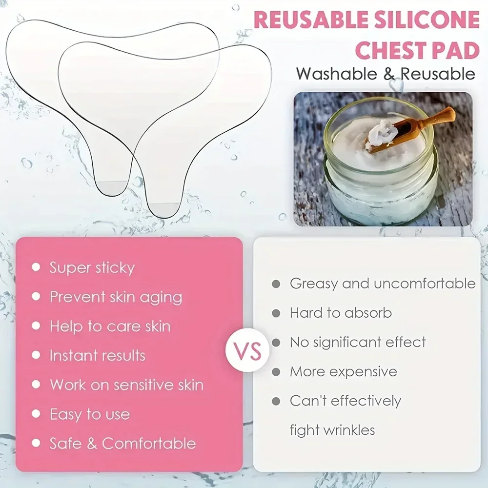 Parche de silicona reutilizable antiarrugas para escote – Efecto lifting - imagen 2