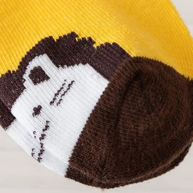 QX2D 5 pares calcetines para niños calcetines algodón calcetines dibujos animados para niños 1-12 años - imagen 5