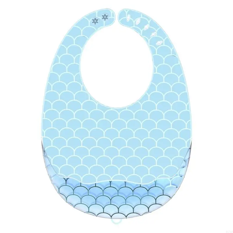 Alimentación viaje D7YD con bolsillo para recoger alimentos, bebé portátil silicona para niños pequeños, suministro para - imagen 3