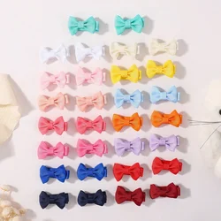 Pinzas para el pelo con lazo arco iris – Horquillas color dopamina