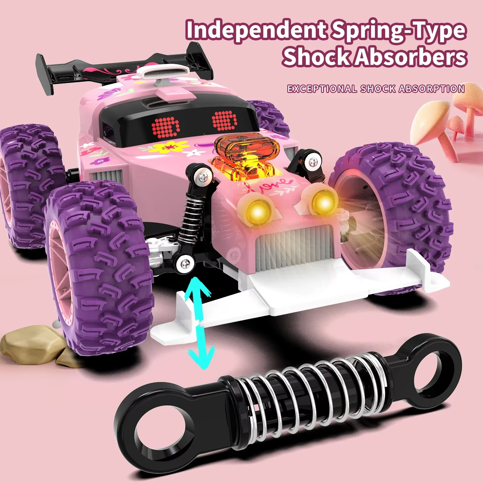 JJRC Q217 Coche radiocontrol todoterreno con luces LED - imagen 4