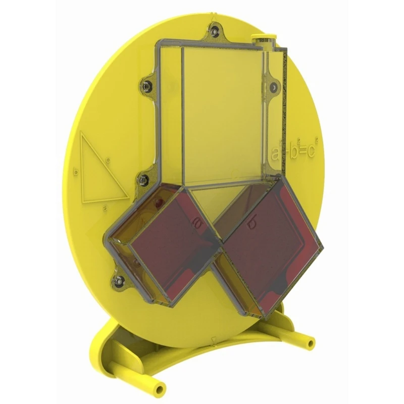 Conjunto interactivo de experimentos de matemáticas que proporcionan teóreas pitagóricas a través de aplicaciones geométricas prácticas para estudiantes