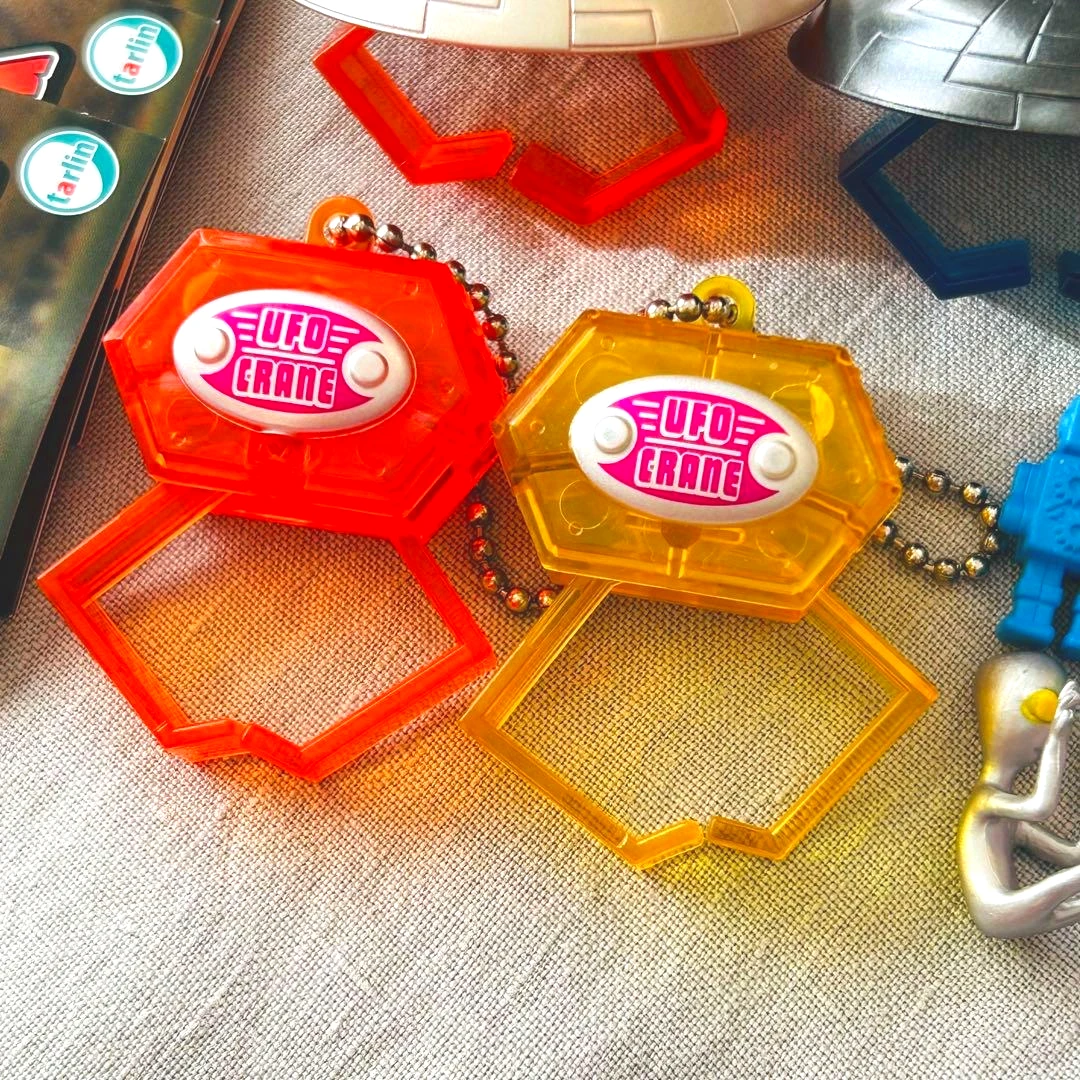 Tarlin cápsula juguetes lindo kawaii en cualquier lugar UFO juego de grúa alienígena vaca robot caja de regalo oso BC colgante gachapon figuras - imagen 5