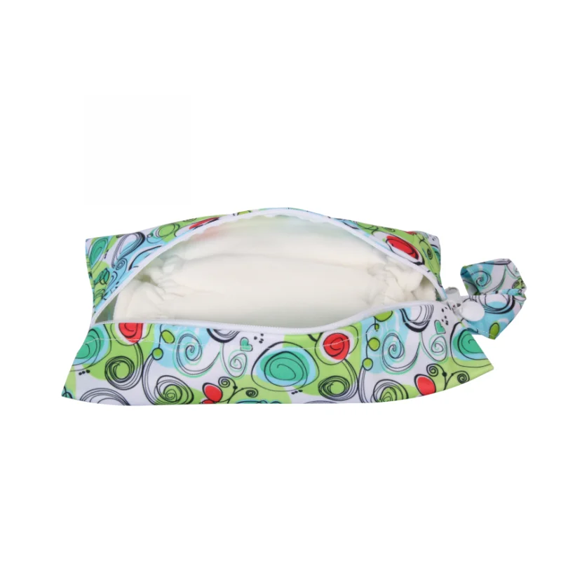 Bolsa húmeda para productos para bebés, almacenamiento de pañales de tela, impermeable y duradero, almacenamiento de pañales de gran capacidad, bolsa de separación seca y húmeda, 2 uds. - imagen 4