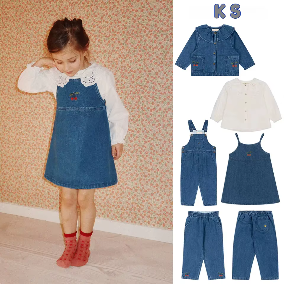 Ropa de otoño para niños – Chaqueta vaquera y trajes sin mangas