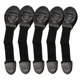5 pieces black