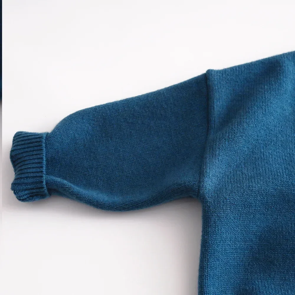 Ropa para niños de 2 a 7 años, suéteres de otoño para niñas, prendas de punto de un solo pecho para niños, traje de punto para niñas, traje para niños - imagen 5