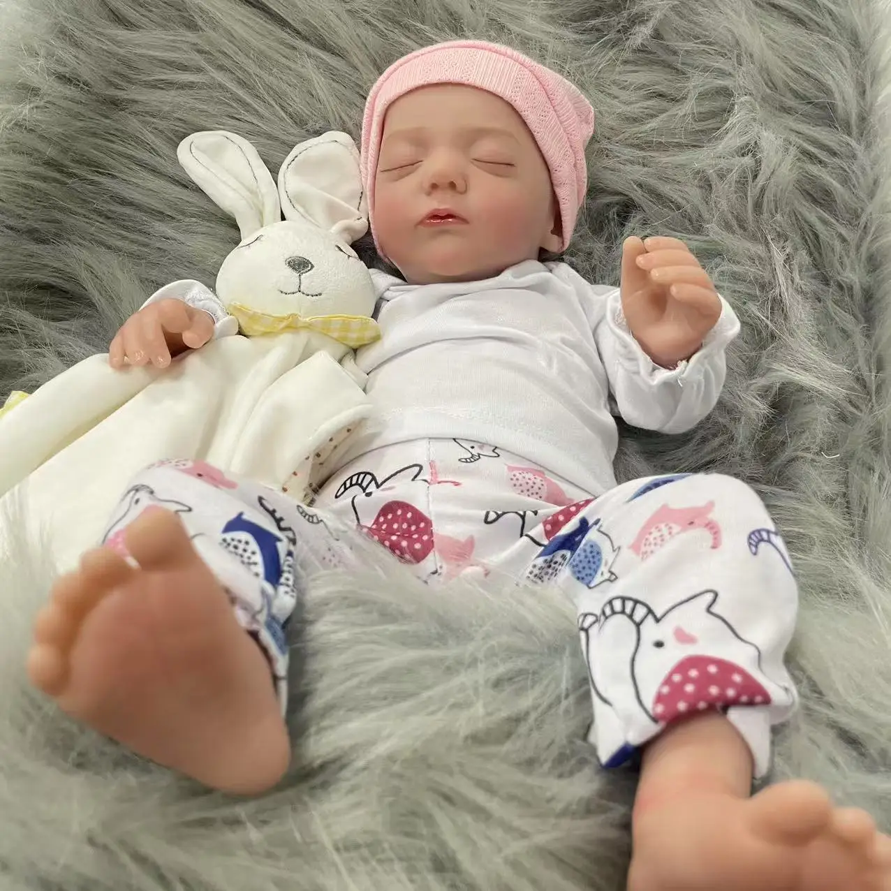 Muñeca Reborn Alessia hiperrealista de piel natural - imagen 4