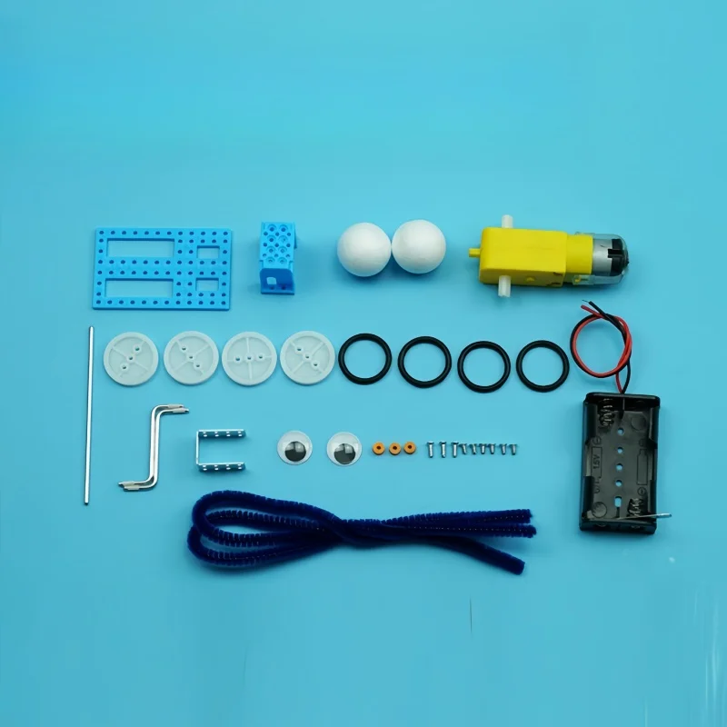 Kit de Robot reptil DIY para niños, experimento científico eléctrico, juguete educativo, rompecabezas de montaje hecho a mano, regalo para niños - imagen 5