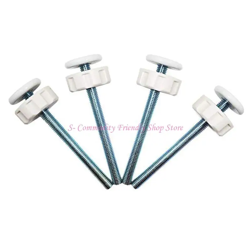 85ae Safety Sturdy Gate Bar Instalar Hogar Secure Accessor acero tornillo Perno - imagen 2