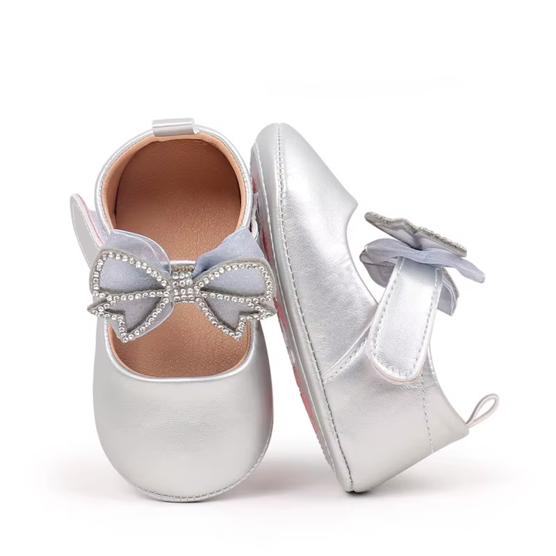 Zapatos de bebé antideslizantes de princesa para niña - imagen 2