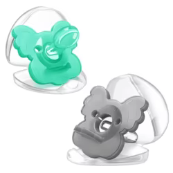 TYRY.HU, 2 uds., chupete de silicona Koala para bebé, chupete para recién nacido de calidad alimentaria, maniquíes de Color sólido para tetina de silicona para bebé