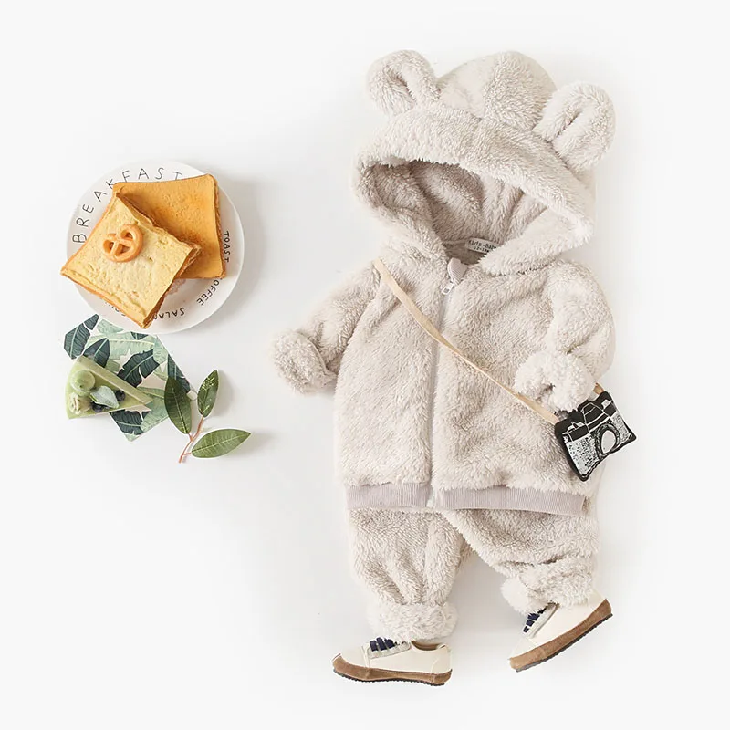 MILANCEL conjunto de sudadera con capucha y pantalón de abrigo