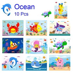 Kit pegatinas dinosaurios espuma EVA educativas niños DIY