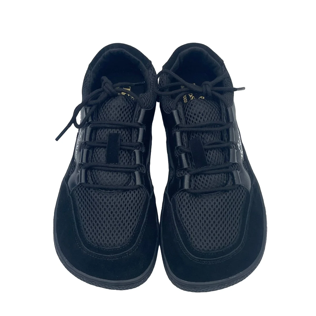 Tipsietoes, nuevas zapatillas de deporte descalzas de cuero genuino + pestañas para mujeres y hombres, suela plana suave sin caída, puntera más ancha, peso ligero Flexible - imagen 3