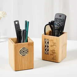 Portalápices de madera maciza infantil – Organizador escritorio