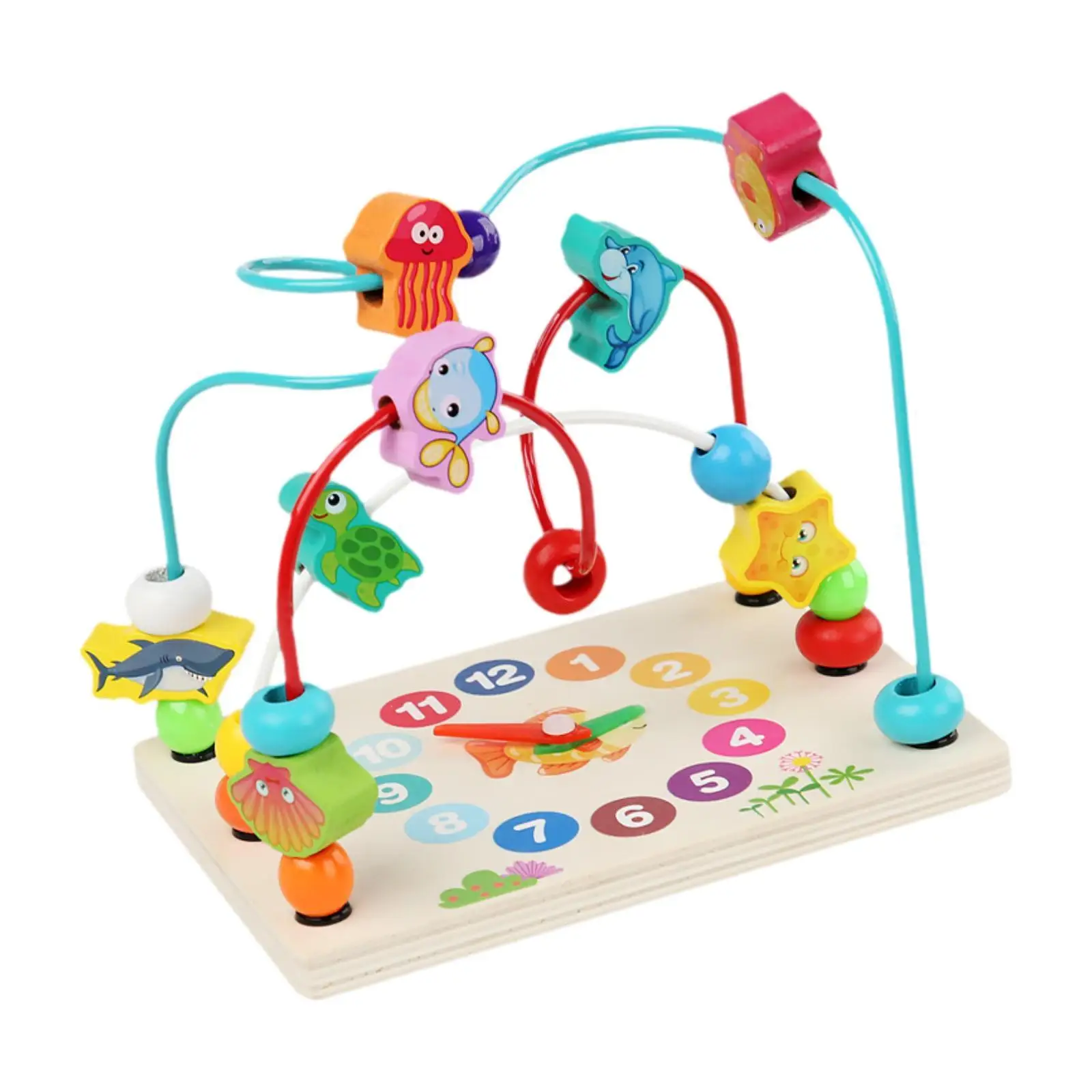 Wooden Bead Maze Toy Hand Eye Coordination Developmental for Birthday Gifts