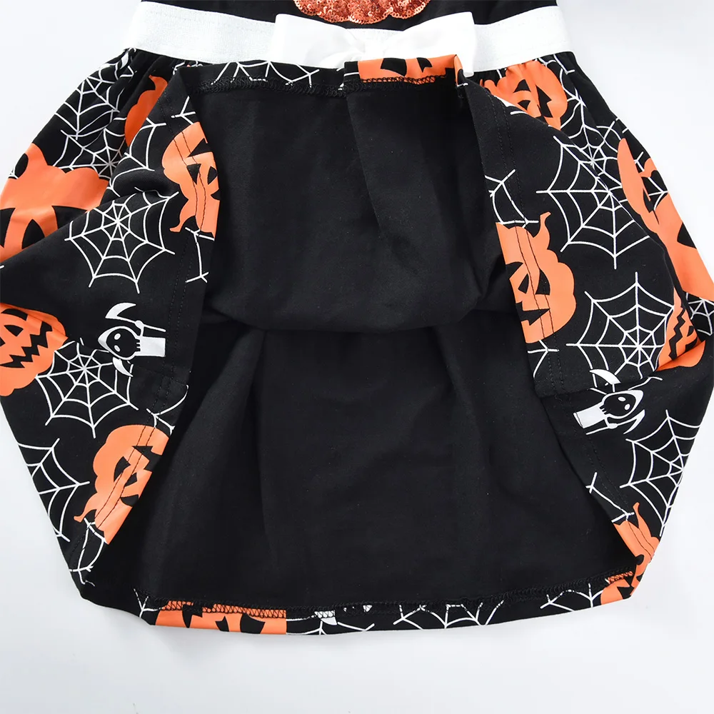 Disfraz infantil de Halloween para niña – Telaraña y calabaza - imagen 2