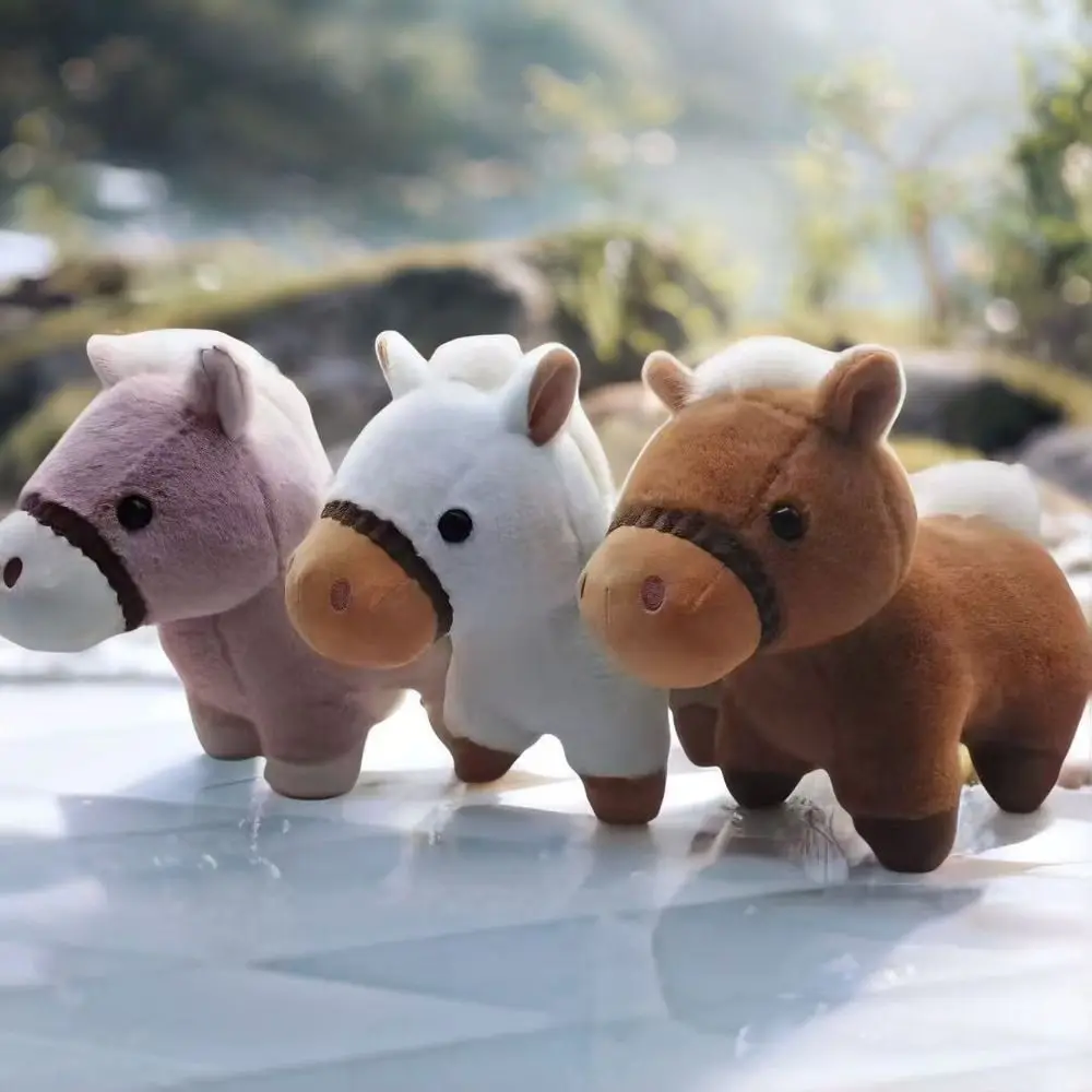 Caballo de peluche suave y esponjoso – Potro decorativo - imagen 4