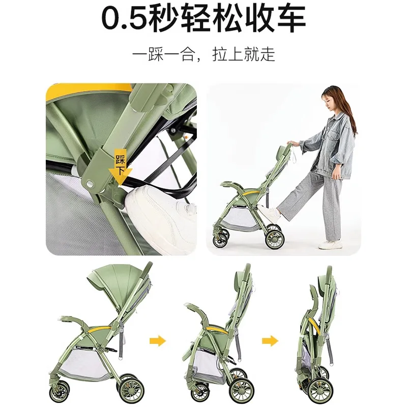 Cochecito de bebé reversible y ligero – Modelo multifuncional de paseo - imagen 4