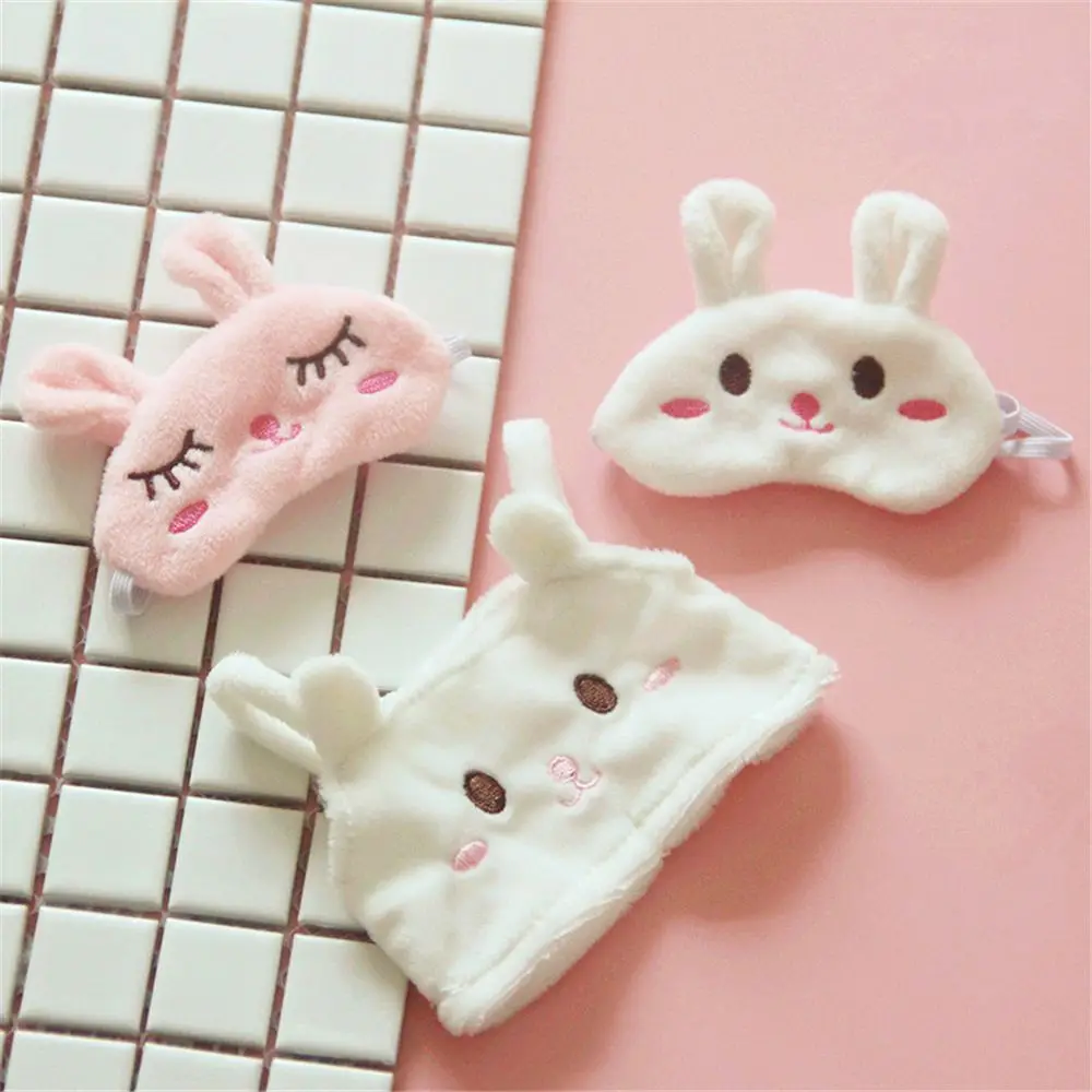 Ropa para muñecas de 20CM, Tops de felpa, oso bonito, máscara de sombra suave, Mini zapatos con Orejas de conejo para accesorios de muñecas Idol de Corea - imagen 5