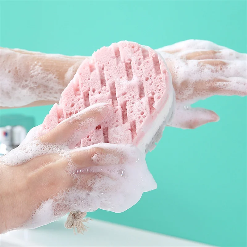 Esponja de ducha exfoliante suave para cuidado diario en baño - imagen 4