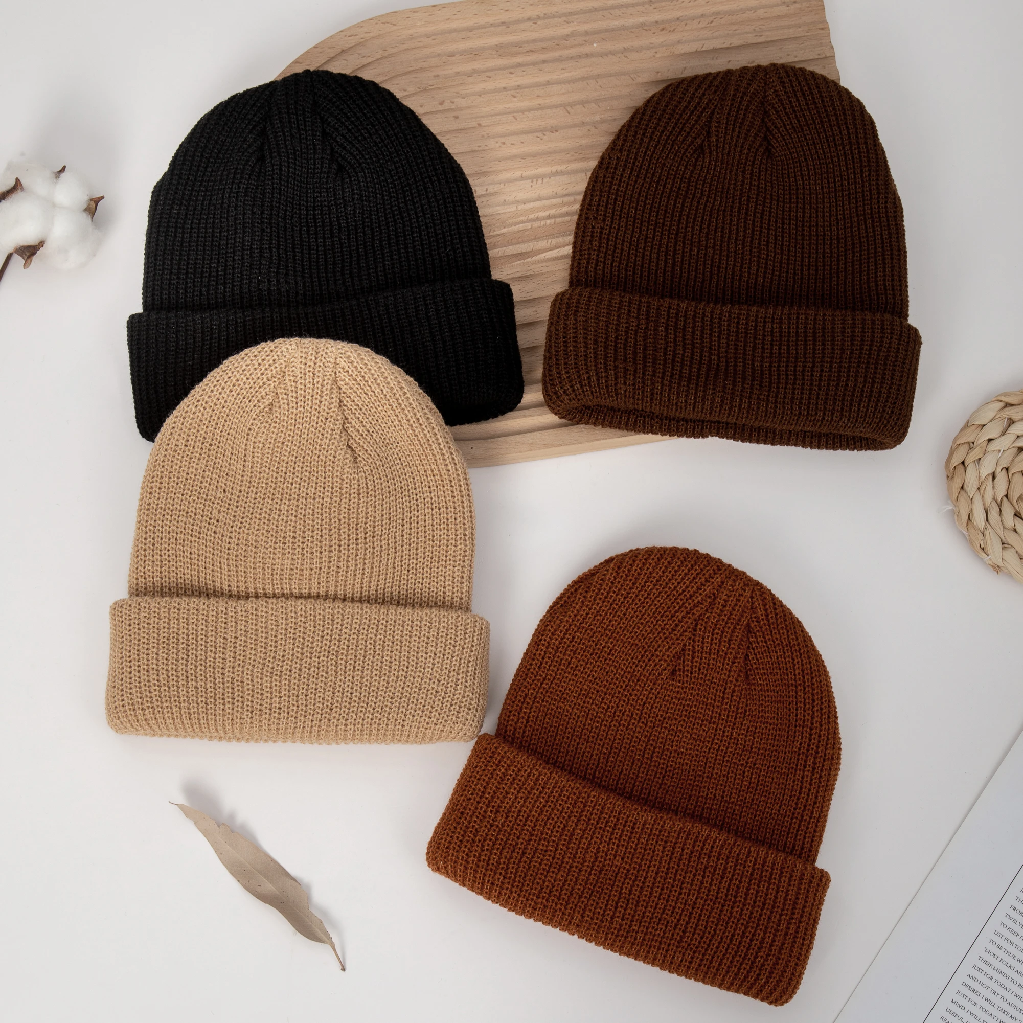 Gorro de punto acrílico suave unisex para niños – Ideal invierno - imagen 3