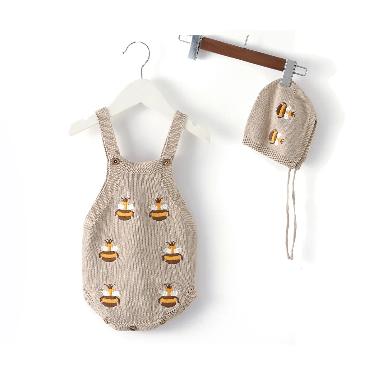 Otoño nueva ropa de bebé bordado suéteres infantiles de manga larga prendas de punto para niños pequeños cárdigans para bebés - imagen 4