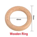 5pcs 70mm Wooden